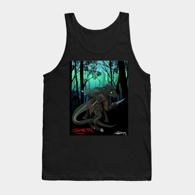 Scar-Tail Tank Top by richardsimpsonart